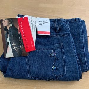 NWT Cosmopolitan Jeans w/ Embellished Pockets